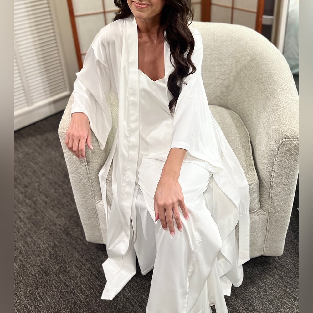 Bridal Pajama Set with Robe